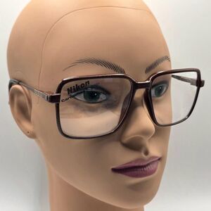 Vintage Eyeglasses | NOS | Large Square Style | Nikon Carbonmax | Made In Japan